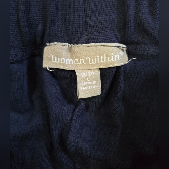 Woman Within Zip up Jacket and Sweat Pants Set Large - Picture 11 of 12